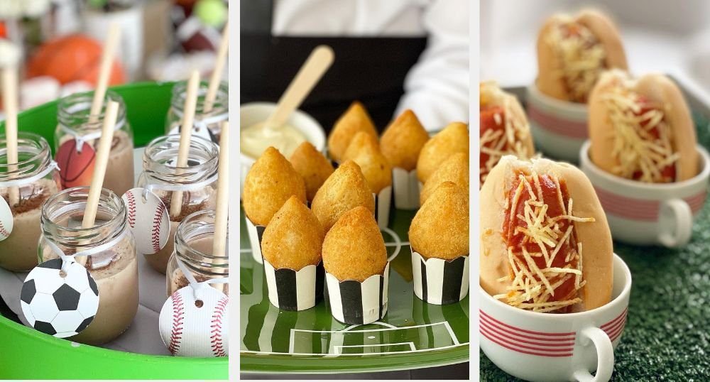 carrinho gourmet ou serviço de buffet