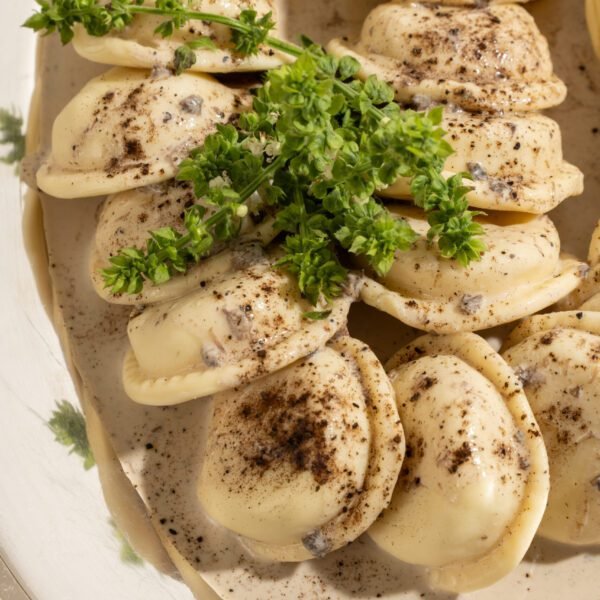 Sorrentini de búfala (molho de cogumelos)