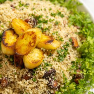 Farofa de banana da terra