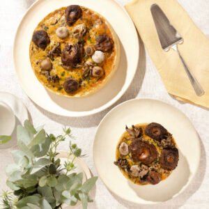 Quiche de 3 cogumelos