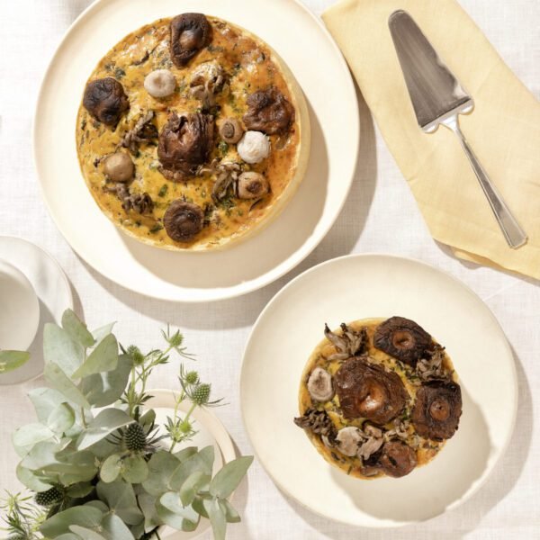 Quiche de 3 cogumelos