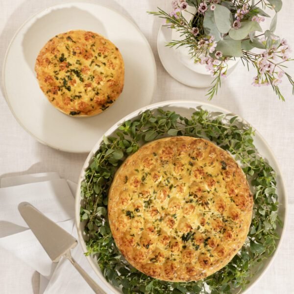 Torta de frango com requeijão