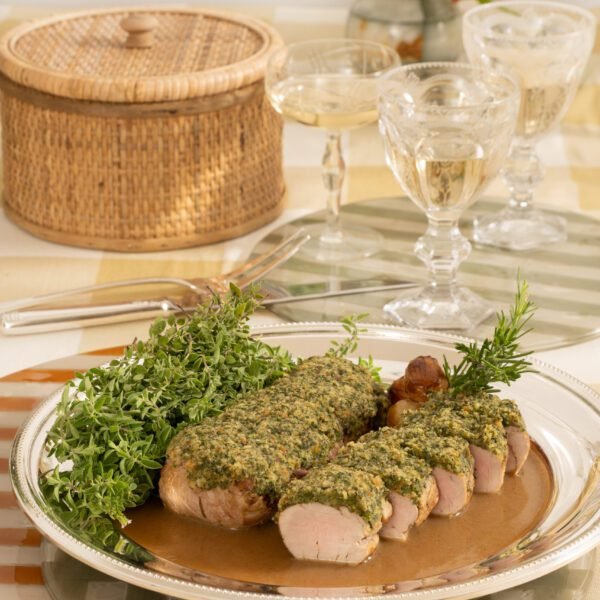 15- Filé mignon suíno em crosta de ervas