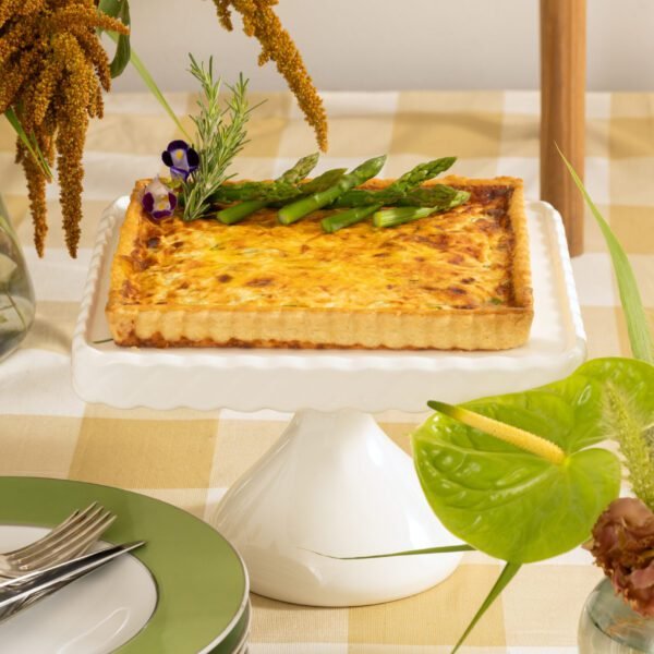 21- Quiche de aspargos com emmental