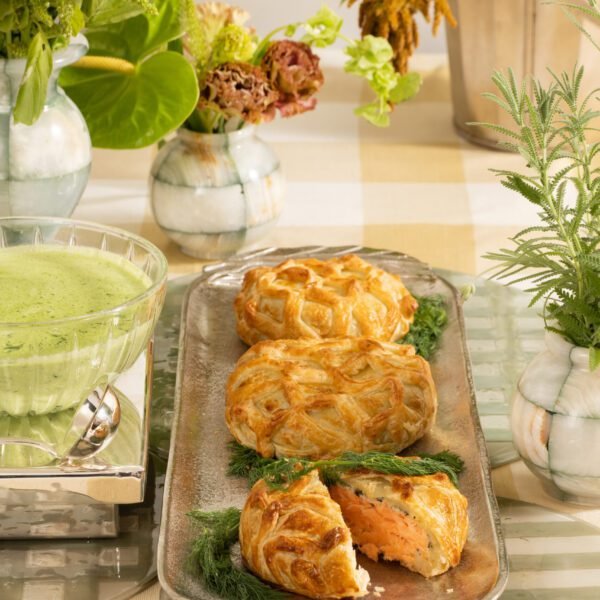 09- Koulibiac de Salmão com creme de espinafre cremoso