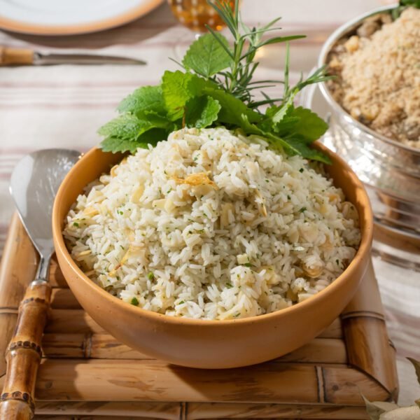 18- Arroz com alcachofras e amêndoas