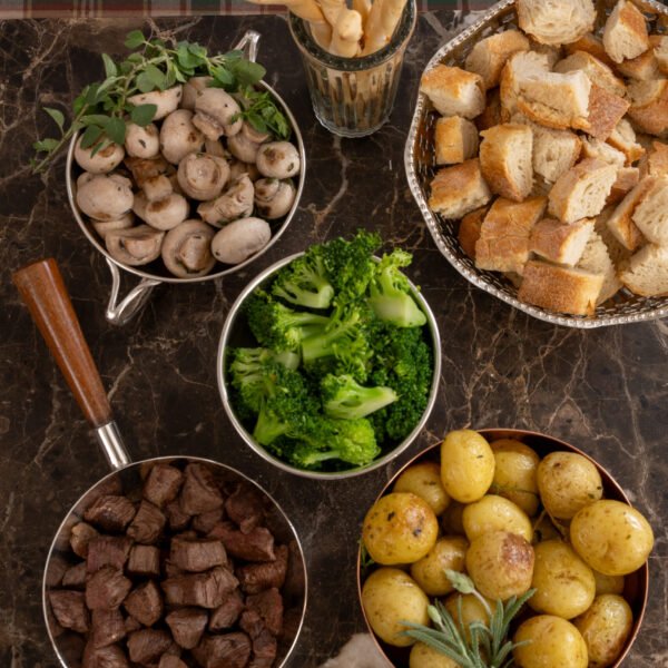 5- Fondue de queijo suíço (2 Pessoas)