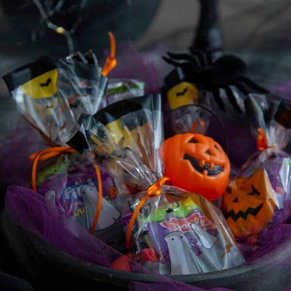 18- Saquinho de guloseimas “trick or treat”